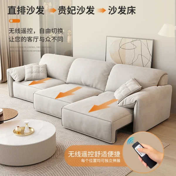 Lounge Living Room Sofas Bed Rocking Accent Massage Electric Recliner Sofa Leather Luxury Sillon Electrico Set Furnitures - Image 5