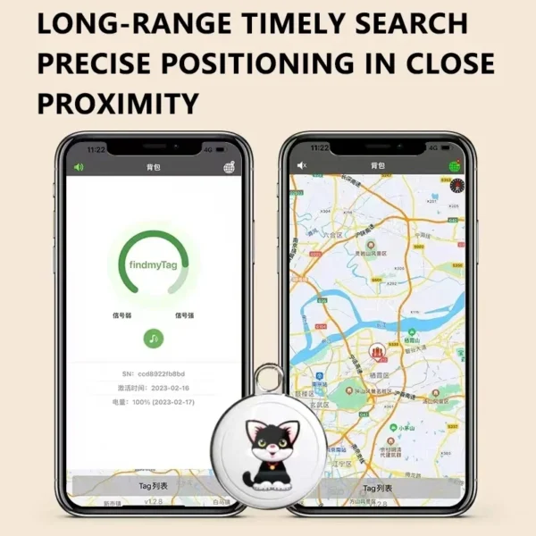 Mini Tracking Device, Find My Key, Pet Dog/Cat, Smart ITag, Kids Finder, Pet GPS Tracker, Bluetooth Tracker IOS System Gps Perro - Image 5