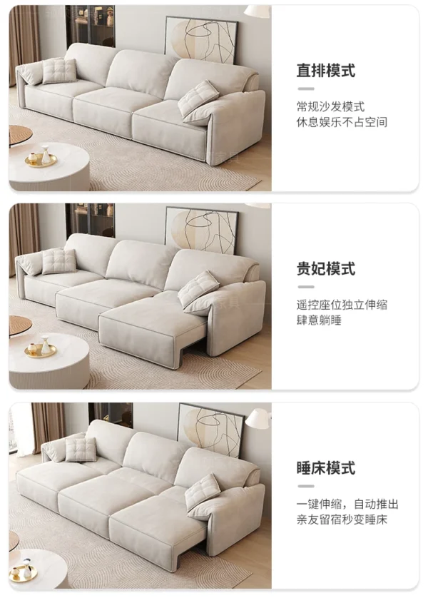 Lounge Living Room Sofas Bed Rocking Accent Massage Electric Recliner Sofa Leather Luxury Sillon Electrico Set Furnitures - Image 8