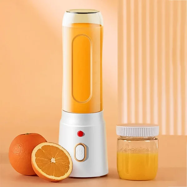 450ml Portable Wireless Blender Rechargeable Electric Fruit Juicer Machine 10 Blades Juicer Cup for Shakes Smoothies Baby Food - Image 3