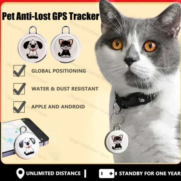 Mini Tracking Device, Find My Key, Pet Dog/Cat, Smart ITag, Kids Finder, Pet GPS Tracker, Bluetooth Tracker IOS System Gps Perro